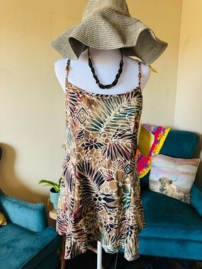 It Figures! Swimsuit Swimdress Skirt 16 NWT QVC